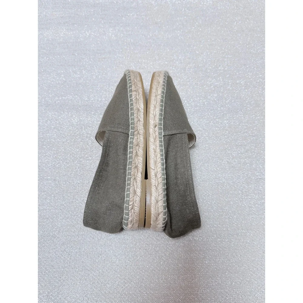 J. Crew Sz 6 Made-in-Spain espadrille flats in linen $79.50